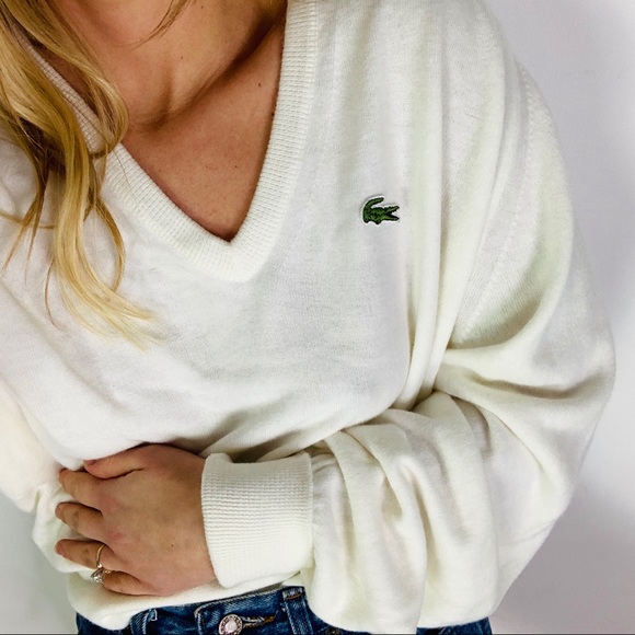 lacoste oversized sweater